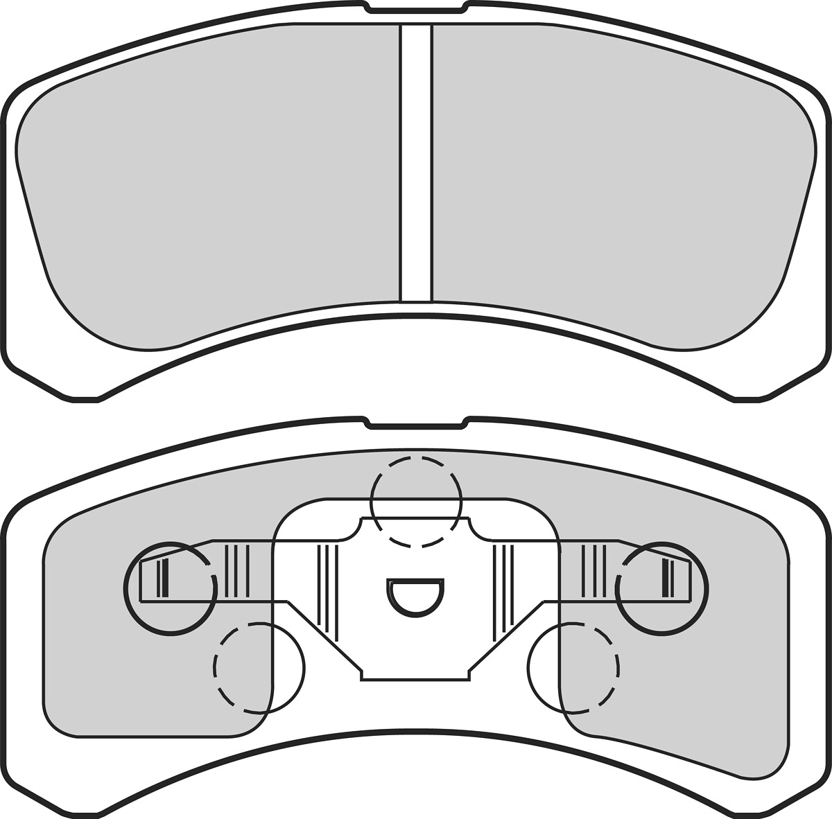 Jeu de 4 plaquettes de frein VALEO ref. 302612